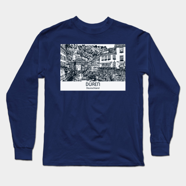 Düren - Deutschland Long Sleeve T-Shirt by Lakeric