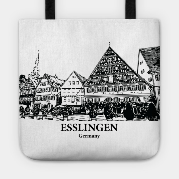 Esslingen - Germany Tote by Lakeric