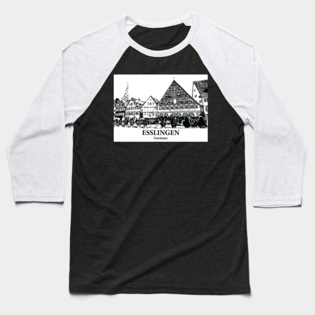 Esslingen - Germany Baseball T-Shirt by Lakeric