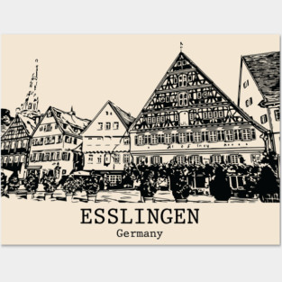 Esslingen - Germany Posters and Art