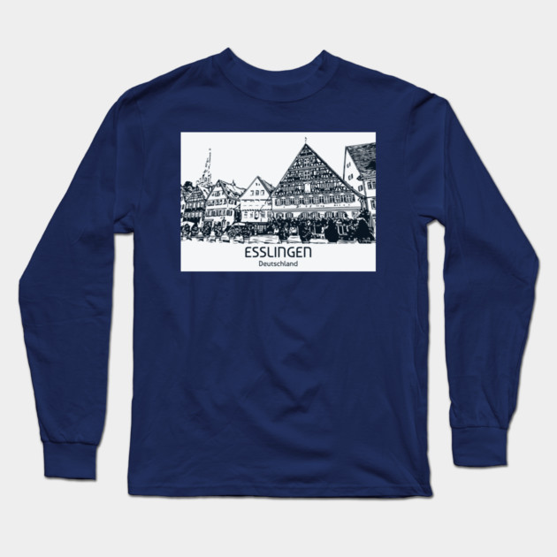 Esslingen - Deutschland Long Sleeve T-Shirt by Lakeric