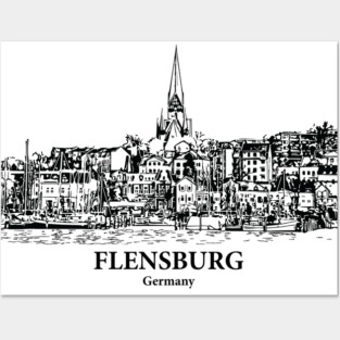 Flensburg - Germany Posters and Art