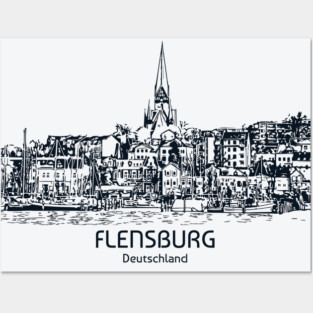 Flensburg - Deutschland Posters and Art