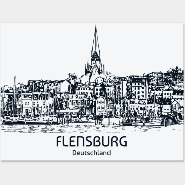 Flensburg - Deutschland Wall Art by Lakeric