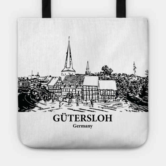 Guetersloh - Germany Tote by Lakeric