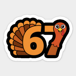 67 Thanksgiving Funny Turkey Magnet