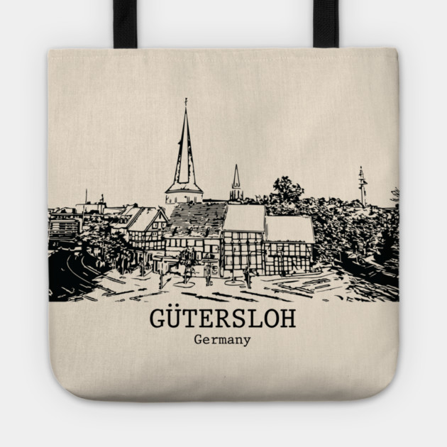Guetersloh - Germany Tote by Lakeric