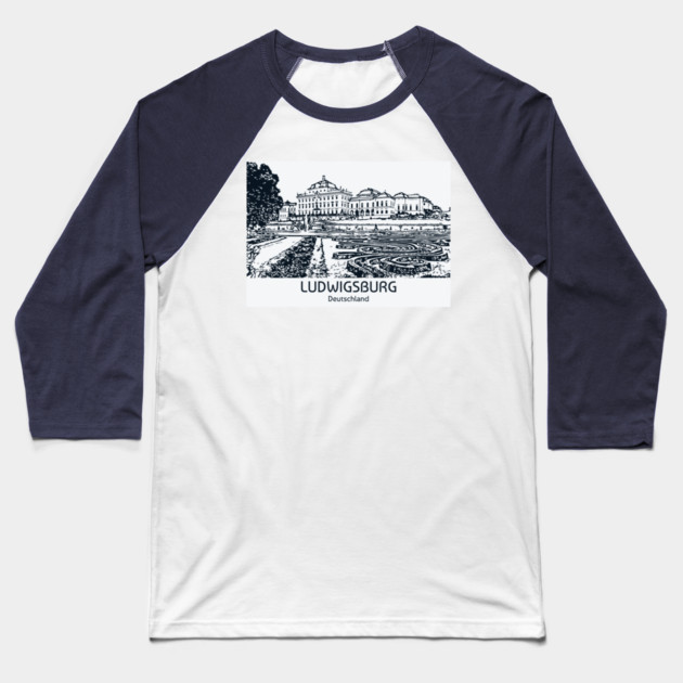 Ludwigsburg - Deutschland Baseball T-Shirt by Lakeric