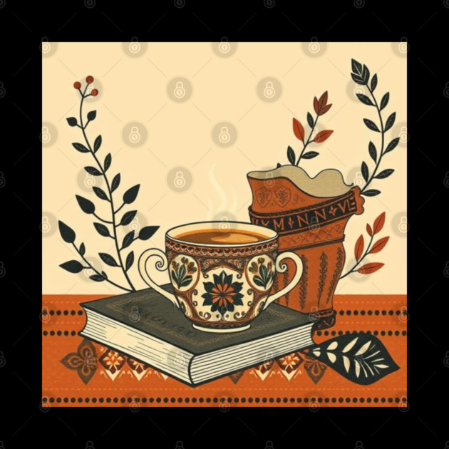 Classic Novels and Cappuccino coffee by SR8891