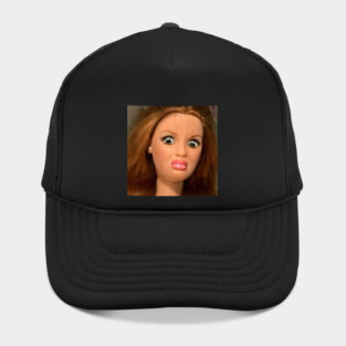 Shocked Doll Meme Hat