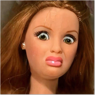 Shocked Doll Meme Posters and Art