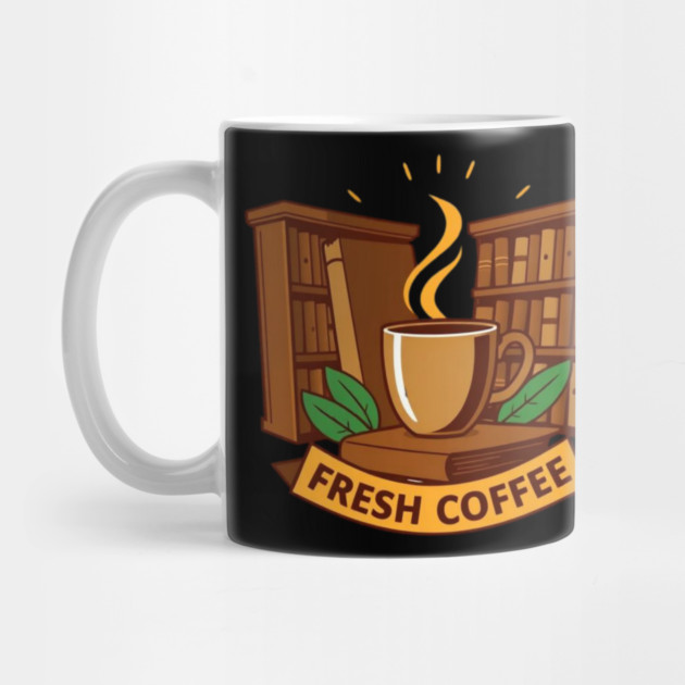 Old Libraries Fresh Coffee books by SR8891
