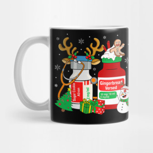 Christmas Nurse Peppermint Mocha Propofol Er Ed Icu Rn Nurse Mug