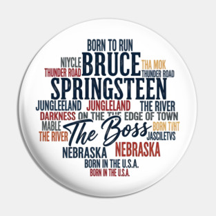 Bruce-Springsteen Pin