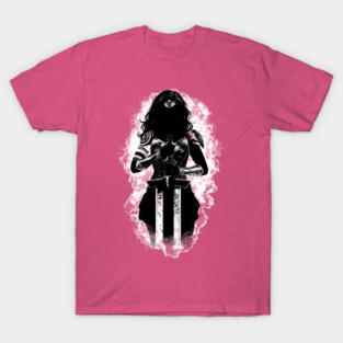 Absolute Amazonian Woman Silhouette - Amazonian Warrior Goddess Art T-Shirt