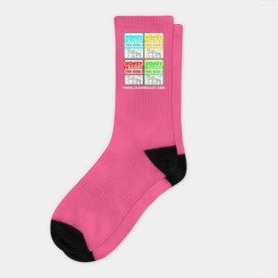 Honey, I Raised The Kids Podcast Warhol Design Socks