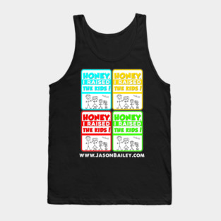 Honey, I Raised The Kids Podcast Warhol Design Tank Top
