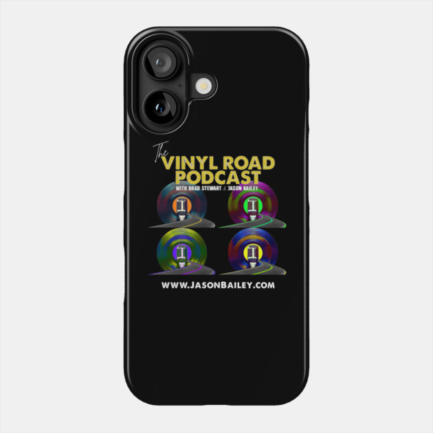 The Vinyl Road Podcast Warhol Design Phone Case by BPX (Bailey Podcast XChange) Merch