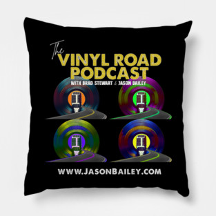 The Vinyl Road Podcast Warhol Design Pillow