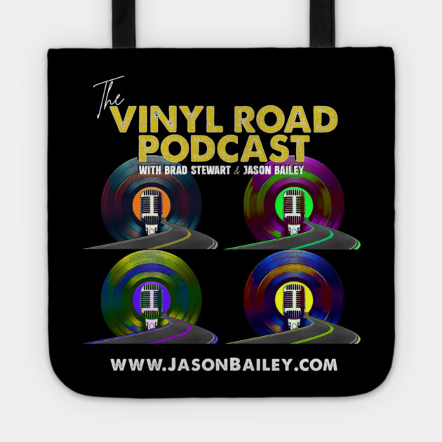 The Vinyl Road Podcast Warhol Design Tote by BPX (Bailey Podcast XChange) Merch
