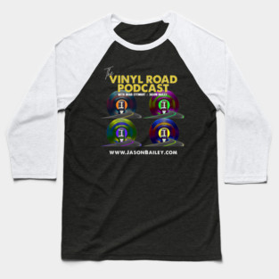 The Vinyl Road Podcast Warhol Design Baseball T-Shirt