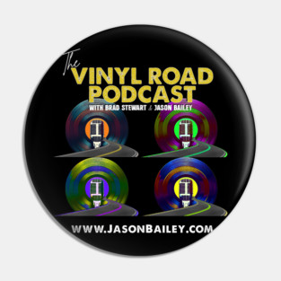 The Vinyl Road Podcast Warhol Design Pin