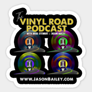 The Vinyl Road Podcast Warhol Design Sticker