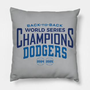 LA Dodgers Champs Pillow