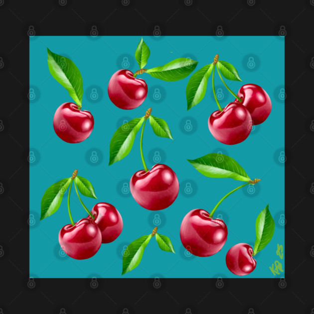 Cherry Pattern by Kristonya Art