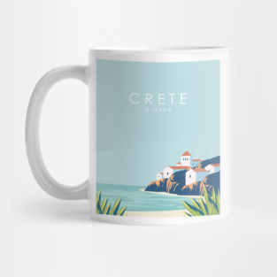 crete greece Mug