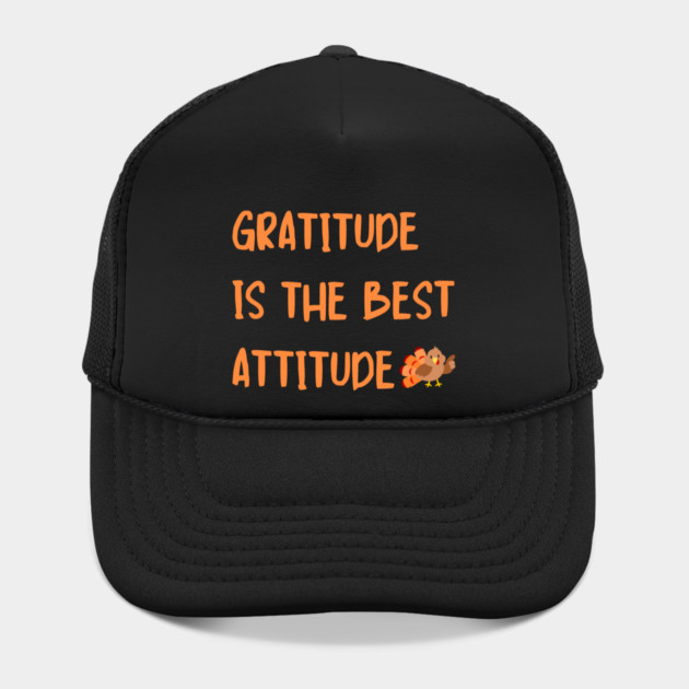 Gratitude Is The Best Attitude Thanksgiving - Thankful Turkey by Creatifly Graphic Tees