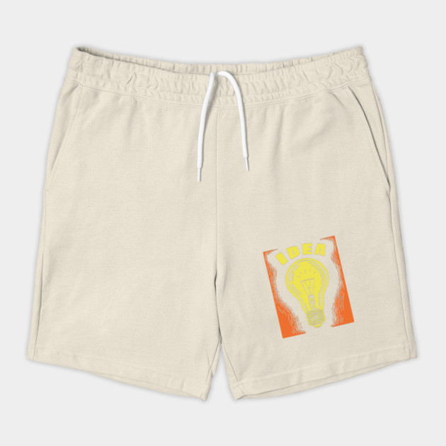 Bright Idea Lightbulb Vintage Linocut Graphic by TuncGK