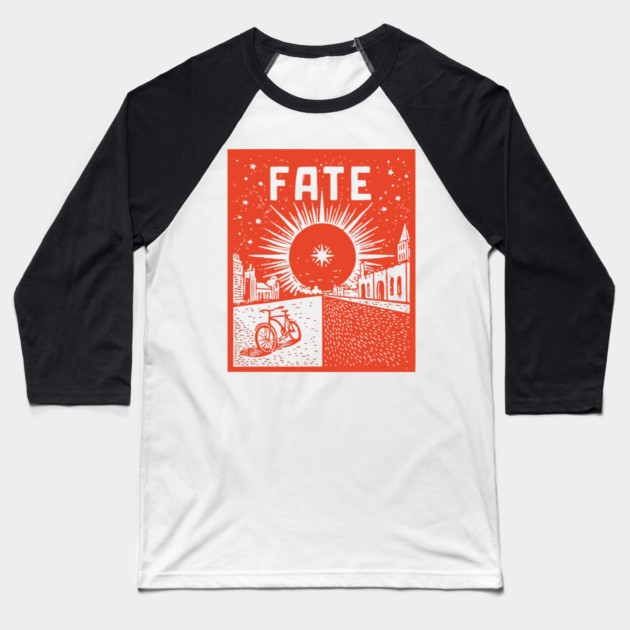 Fate Propaganda Poster Vintage WPA Style Art Baseball T-Shirt by TuncGK