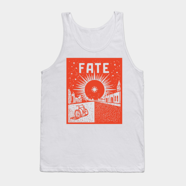 Fate Propaganda Poster Vintage WPA Style Art Tank Top by TuncGK