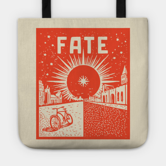 Fate Propaganda Poster Vintage WPA Style Art Tote by TuncGK