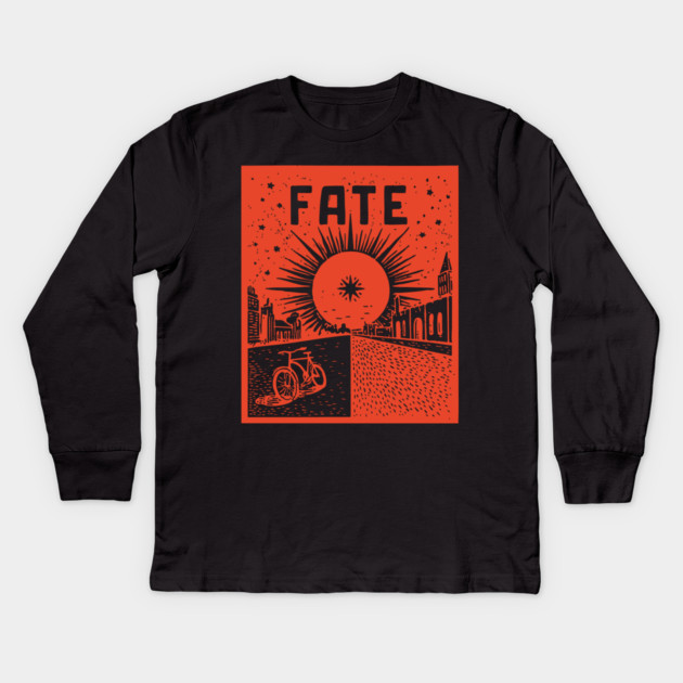 Fate Propaganda Poster Vintage WPA Style Art Kids Long Sleeve T-Shirt by TuncGK