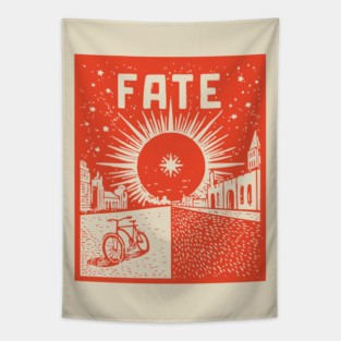 Fate Propaganda Poster Vintage WPA Style Art Tapestry