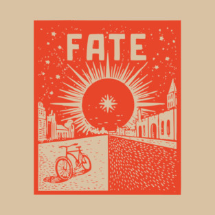 Fate Propaganda Poster Vintage WPA Style Art T-Shirt