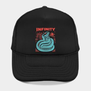 Infinity Snake Ouroboros Mythological Tattoo Art Hat