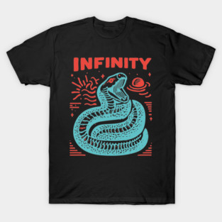 Infinity Snake Ouroboros Mythological Tattoo Art T-Shirt