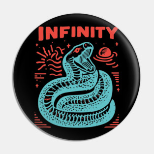 Infinity Snake Ouroboros Mythological Tattoo Art Pin