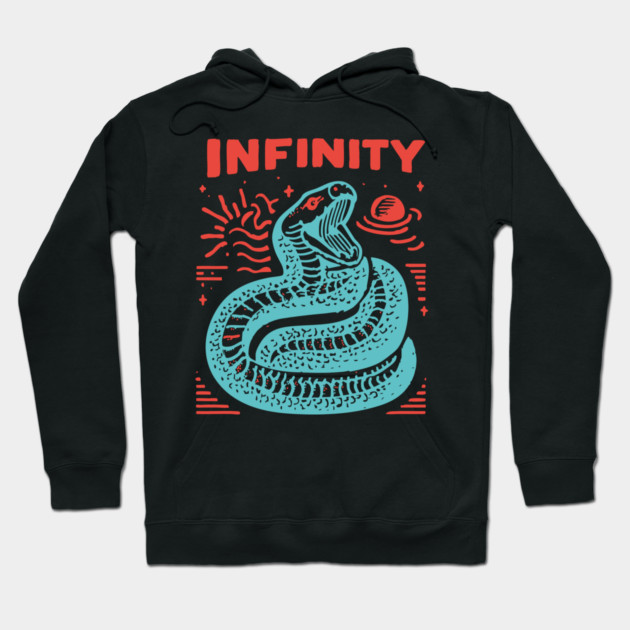 Infinity Snake Ouroboros Mythological Tattoo Art Hoodie by TuncGK