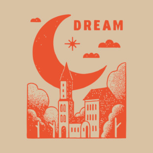 Urban Dreamer Crescent Moon Lo-fi Aesthetic T-Shirt