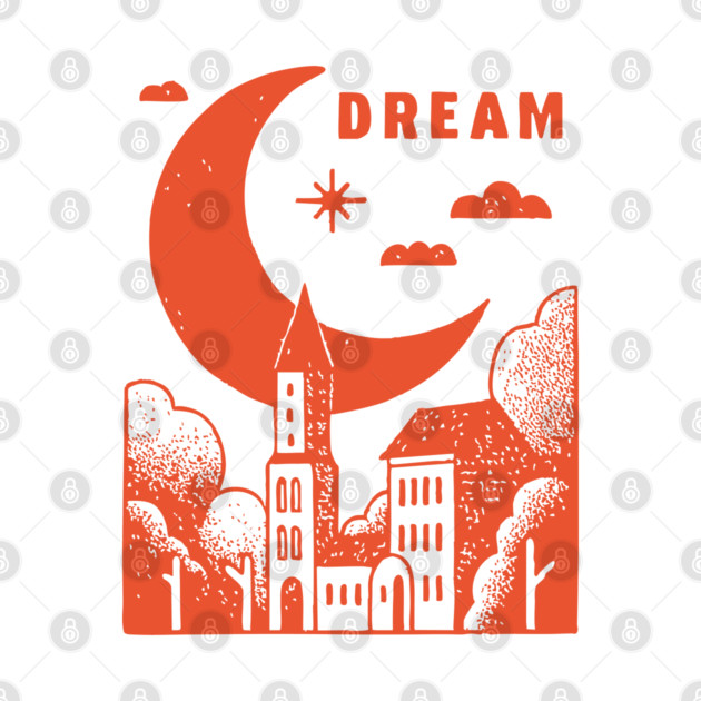 Urban Dreamer Crescent Moon Lo-fi Aesthetic by TuncGK