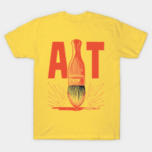 Bold Artist Paintbrush Graphic for Creative People T-Shirt