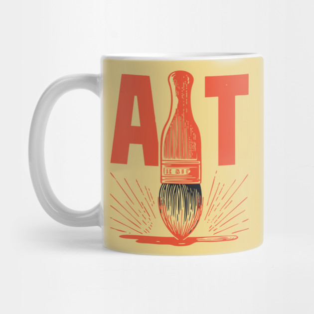 Bold Artist Paintbrush Graphic for Creative People by TuncGK