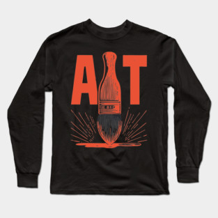 Bold Artist Paintbrush Graphic for Creative People Long Sleeve T-Shirt