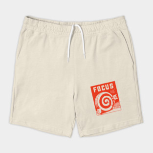 Focus Archery Target Motivational Mindset Graphic Shorts