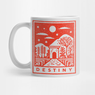 Destiny's Path Vintage Fantasy Art Graphic Mug