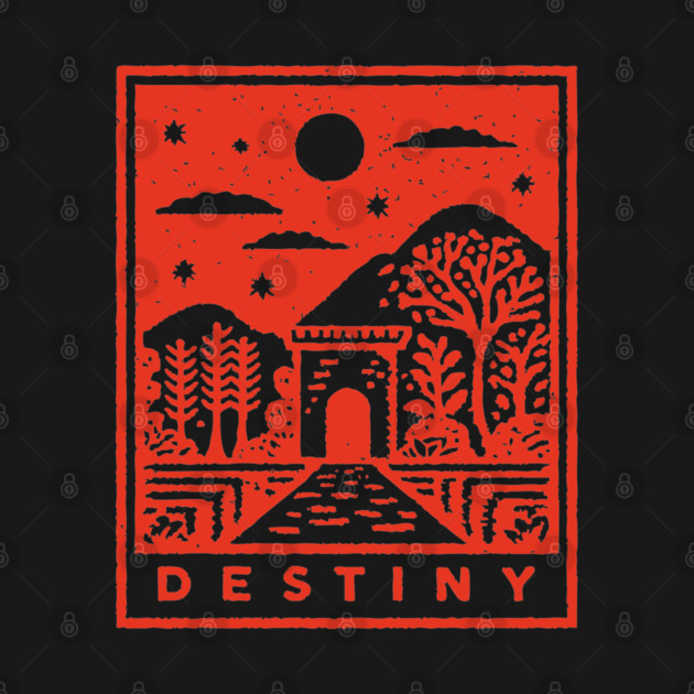 Destiny's Path Vintage Fantasy Art Graphic by TuncGK